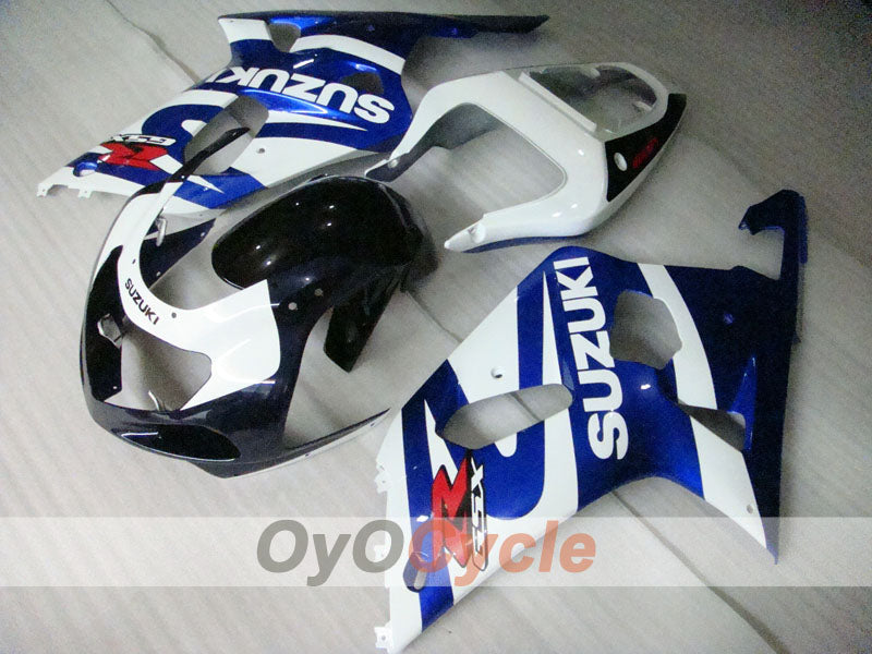Kit carene a iniezione per GSX R1000 00-02 - Blu, Bianco - Stile Fabbrica #OYO87901763 Immagine secondaria del prodotto