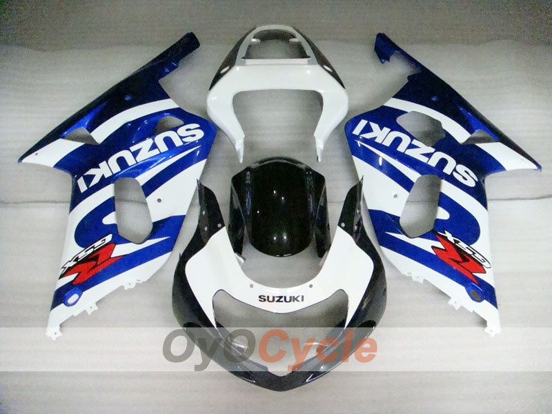 Kit carene a iniezione per GSX R600 01-03 - Blu, Bianco - Stile Fabbrica #OYO87901113 Immagine secondaria del prodotto
