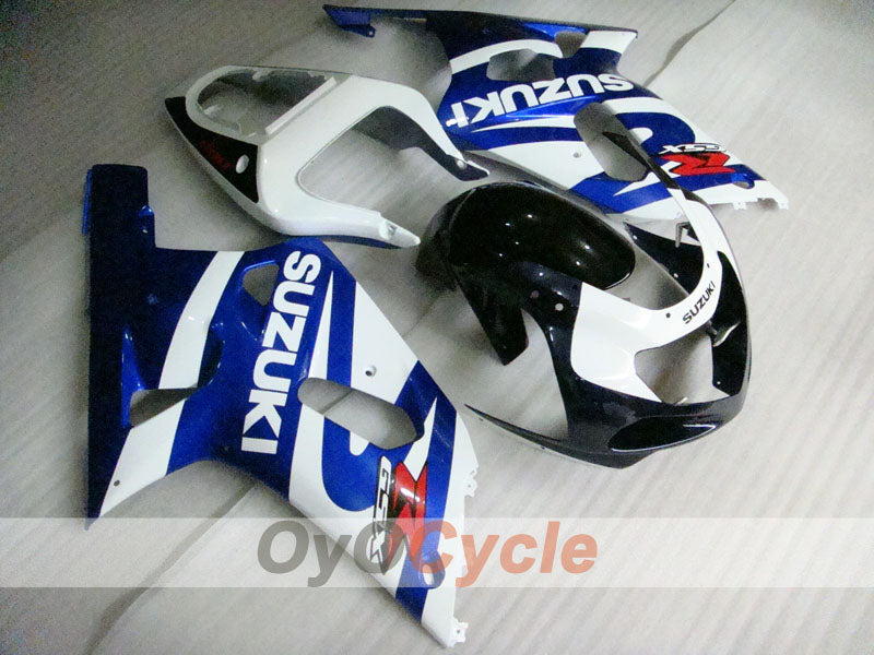 Kit carene a iniezione per GSX R1000 00-02 - Blu, Bianco - Stile Fabbrica #OYO87901763 Immagine principale del prodotto