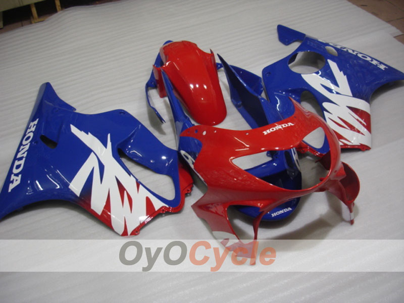 Carenatura a iniezione per CBR600F4 99-00 - Rosso, Blu - Stile di Fabbrica #OYO87900131 Immagine principale del prodotto