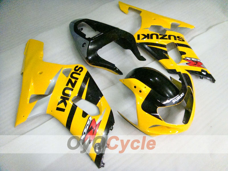 Carenatura a iniezione per GSX R600 01-03 - Giallo, Nero - Stile di fabbrica #OYO87901148 Immagine principale del prodotto