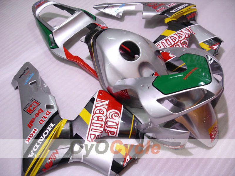 Carena a iniezione per CBR600RR anni 03-04 - Rosso, Argento - Ago a Coppa #OYO87900223 Immagine principale del prodotto
