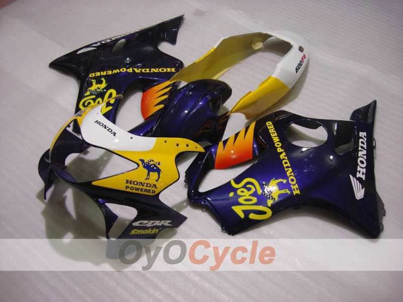 Carene a iniezione per CBR600F4 del 99-00 - Giallo, Blu - Cammello #OYO87900105 Immagine principale del prodotto