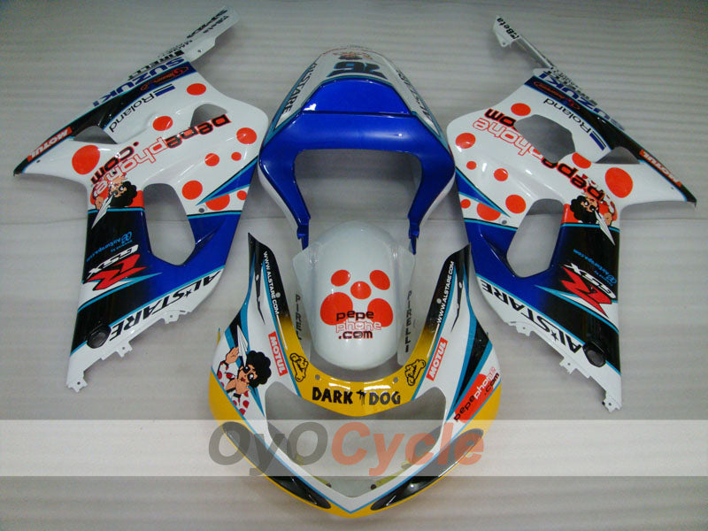 Carene a iniezione per GSX R600 01-03 - Blu, Bianco - Dark Dog #OYO87901035 Immagine secondaria del prodotto