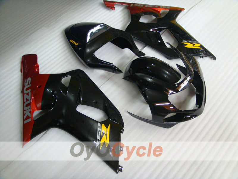 Carenatura a iniezione per GSX R1000 00-02 - Rosso, Nero - Stile di fabbrica #OYO87905179 Immagine secondaria del prodotto
