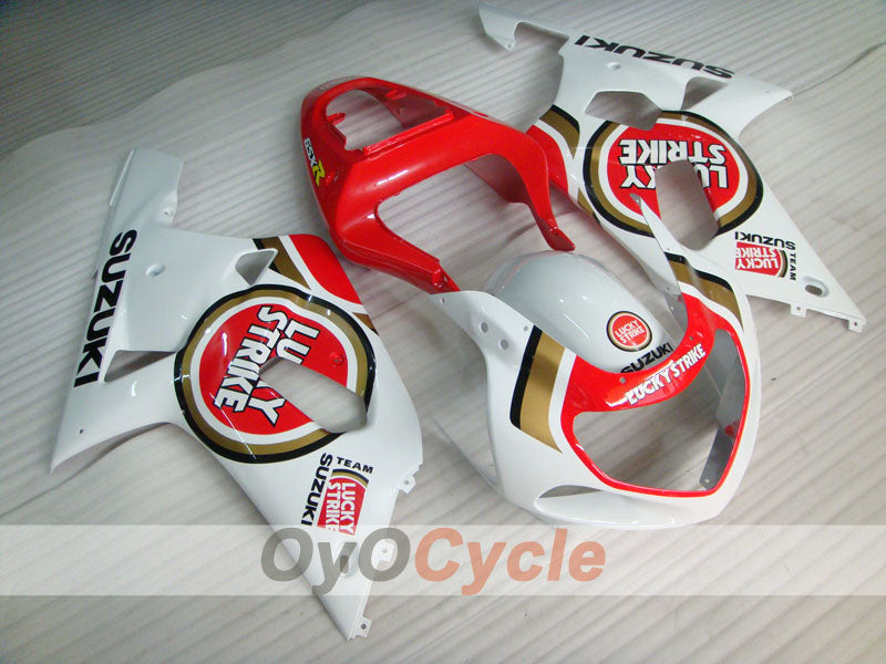 Kit carenatura a iniezione per GSX R750 00-03 - Rosso, Bianco - Lucky Strike #OYO87901061 Immagine principale del prodotto