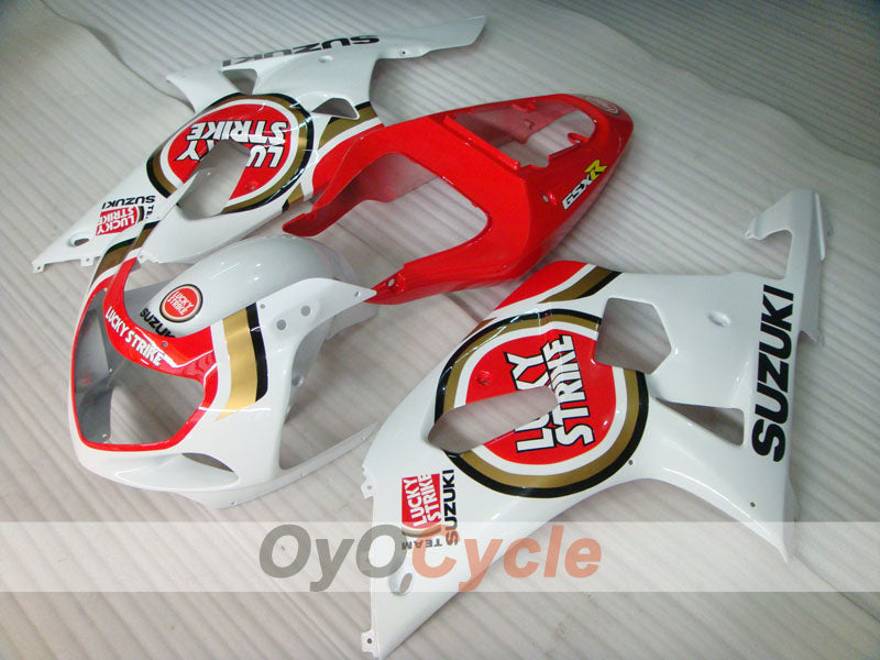Kit carenatura a iniezione per GSX R750 00-03 - Rosso, Bianco - Lucky Strike #OYO87901061 Immagine secondaria del prodotto