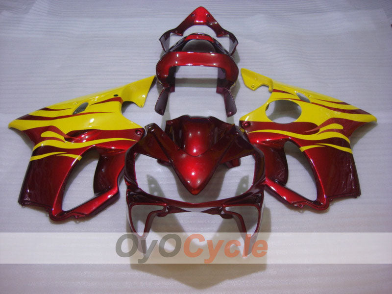 Carene a iniezione per CBR600F4i 01-03 - Rosso, Giallo - Fiamma #OYO87900154 Immagine secondaria del prodotto