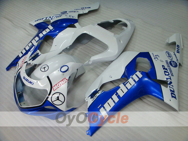 Kit carene a iniezione per GSX R1000 00-02 - Blu, Bianco - DUNLOP #OYO87905226 Immagine principale del prodotto