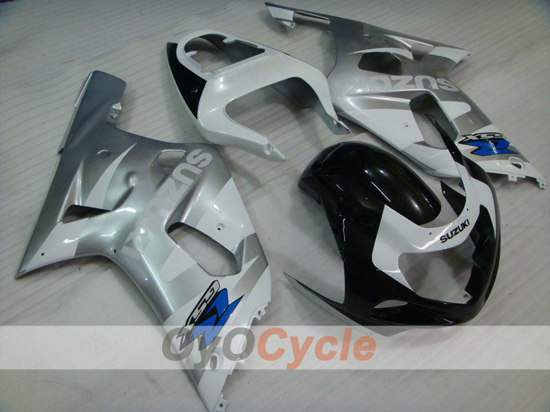 Carenatura a iniezione per GSX R600 01-03 - Bianco, Nero, Argento - Stile originale #OYO87905104 Immagine secondaria del prodotto