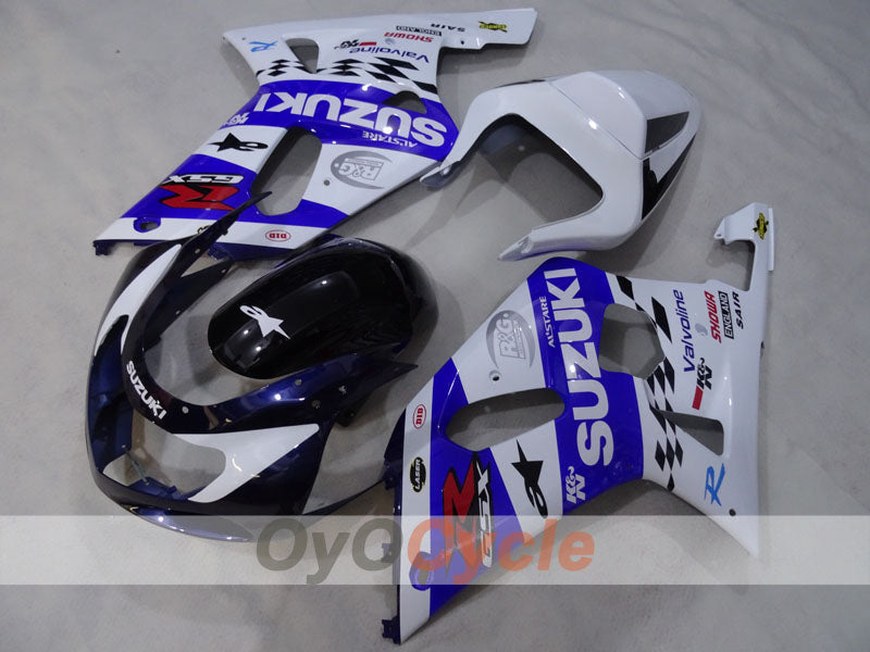 Kit carene a iniezione per GSX R750 anni 00-03 - Blu, Bianco - MICHELIN #OYO87905137 Immagine secondaria del prodotto