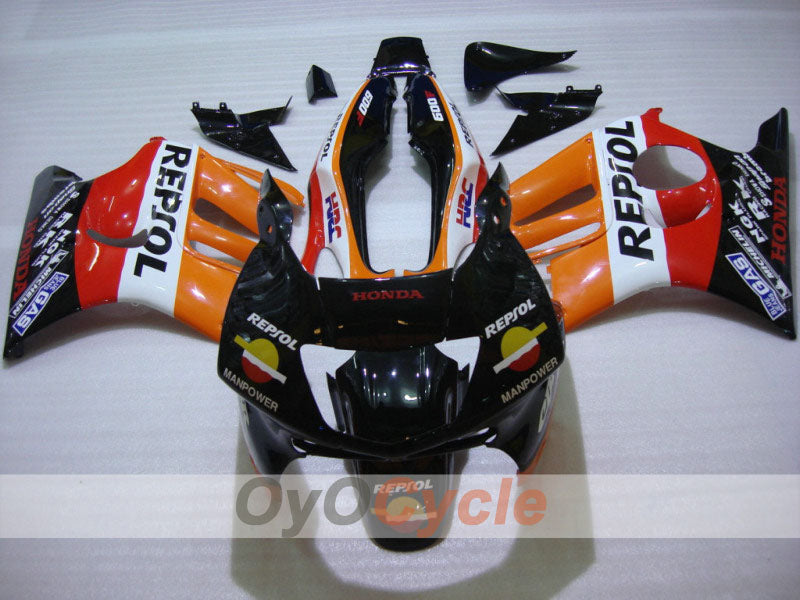 Kit carenatura a iniezione per CBR600F3 95-96 - Arancione, Nero - Repsol #OYO87902761 Immagine secondaria del prodotto