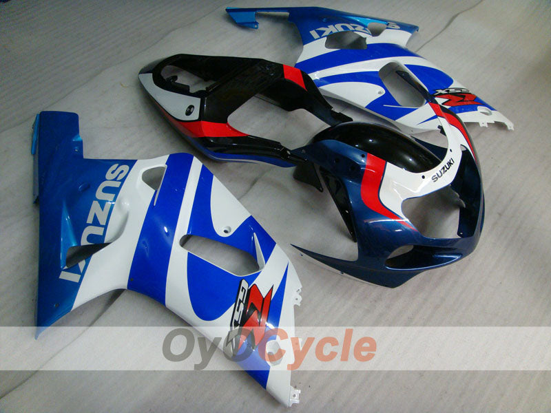 Kit carene a iniezione per GSX R750 anni 00-03 - Blu, Bianco - Stile Factory #OYO87905123 Immagine secondaria del prodotto