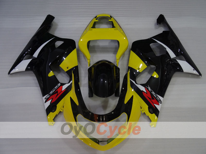 Kit carene a iniezione per GSX R600 01-03 - Giallo, Nero - Stile di fabbrica #OYO87905126 Immagine secondaria del prodotto