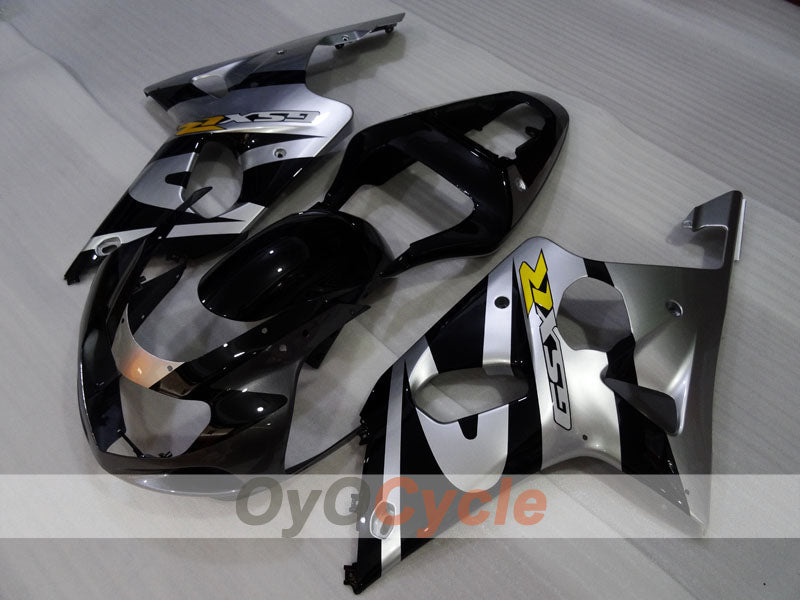 Kit carenatura a iniezione per GSX R1000 00-02 - Nero, Argento - Stile Fabbrica #OYO87905211 Immagine secondaria del prodotto