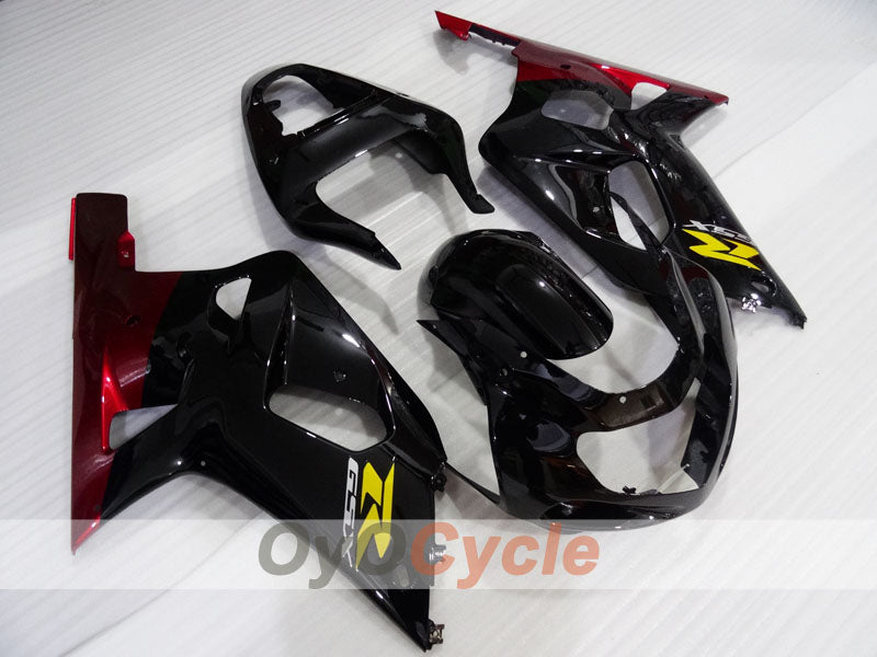 Kit carenatura a iniezione per GSX R1000 00-02 - Rosso, Nero - Stile di fabbrica #OYO87905212 Immagine secondaria del prodotto