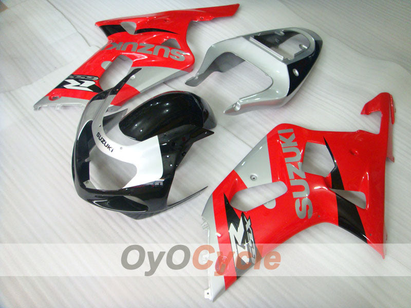 Carenatura a iniezione per GSX R600 01-03 - Rosso, Argento - Stile di fabbrica #OYO87901141 Immagine secondaria del prodotto