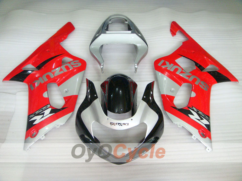 Kit carene a iniezione per GSX R1000 00-02 - Rosso, Argento - Stile di fabbrica #OYO87901785 Immagine secondaria del prodotto