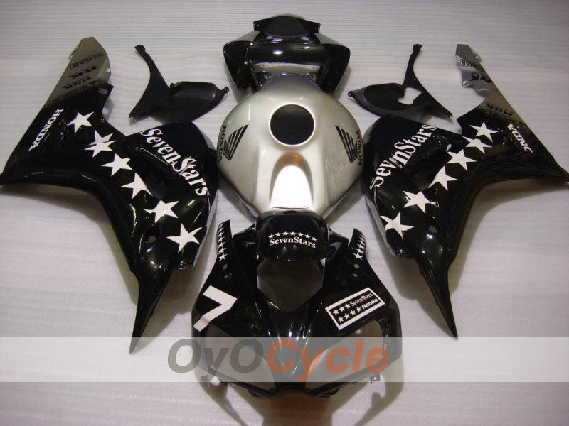 Kit Carene a Iniezione per CBR1000RR 06-07 - Nero, Argento - SevenStars #OYO87900650 Immagine principale del prodotto
