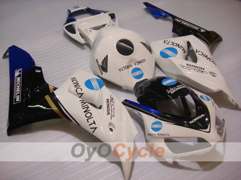 Carenatura a iniezione per CBR1000RR 06-07 - Bianco, Nero - Konica Minolta #OYO87900614 Immagine secondaria del prodotto