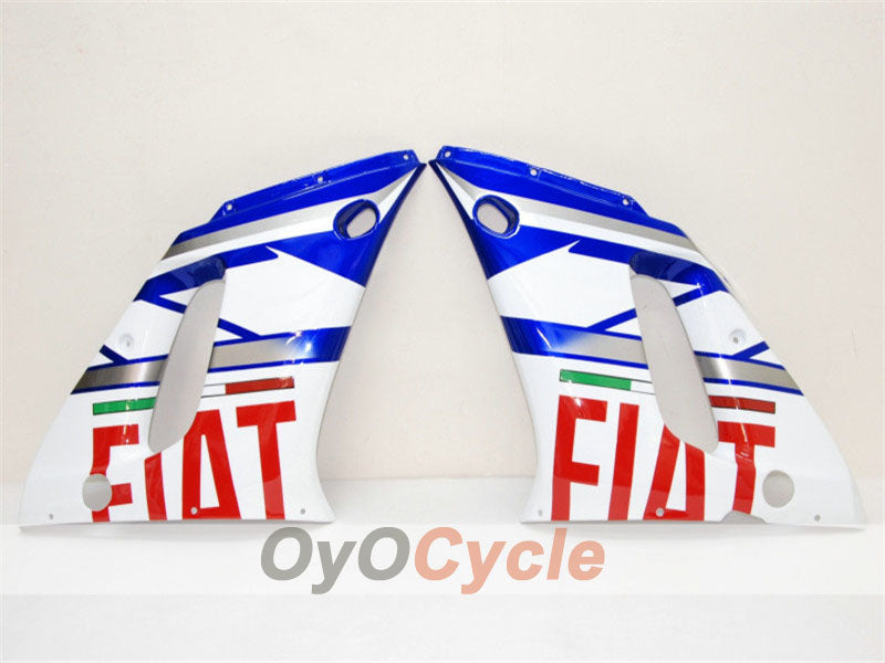 Kit carene a iniezione per 98-02 YZF-R6 - Blu, Bianco - FIAT, MOTUL #OYO87900984 Immagine secondaria del prodotto
