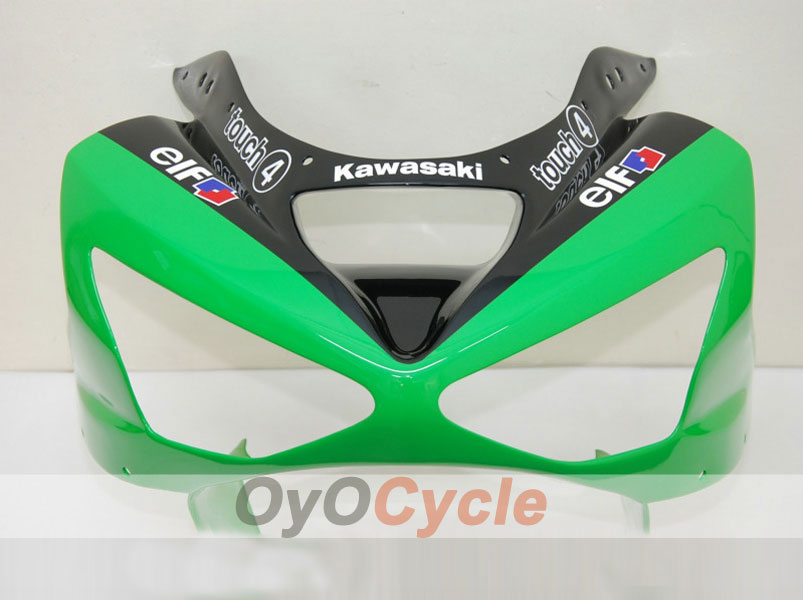 Kit carene a iniezione per NINJA ZX-6R 03-04 - Verde, Nero - Mostro #OYO87901807 Immagine secondaria del prodotto
