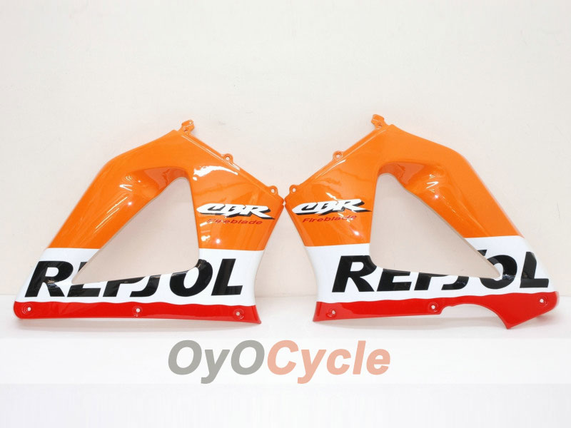 Kit Carene a Iniezione per CBR900RR 929 del 00-01 - Arancione, Nero - MICHELIN, Repsol #OYO87902728 Immagine secondaria del prodotto