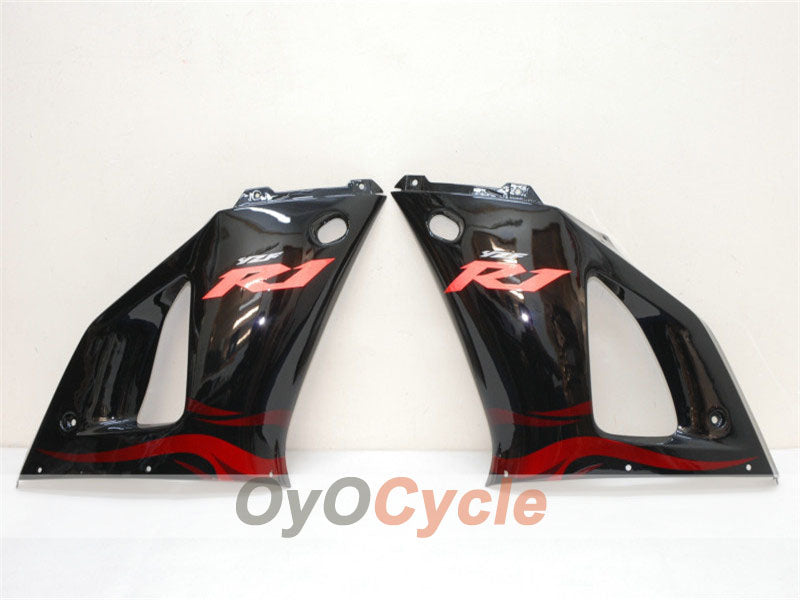 Kit carene a iniezione per YZF-R1 00-01 - Rosso, Nero - Fiamma #OYO87900767 Immagine secondaria del prodotto