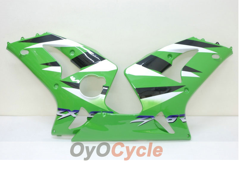 Kit Carenatura a Iniezione per NINJA ZX-6R 03-04 - Verde, Bianco - Stile Fabbrica #OYO87901761 Immagine secondaria del prodotto