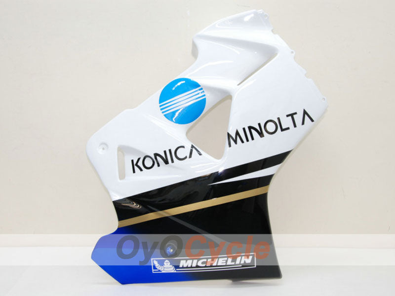Kit carene per VFR800 98-01 - Bianco, Nero - Konica Minolta, MICHELIN #OYO87902902