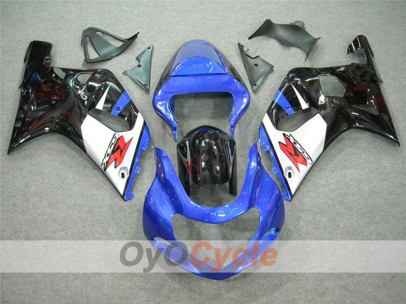 Carenatura a iniezione per GSX R1000 00-02 - Blu, Nero - Stile di fabbrica #OYO87901744 Immagine principale del prodotto