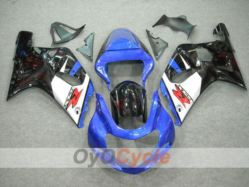 Kit carene a iniezione per GSX R600 01-03 - Blu, Nero - Stile di fabbrica #OYO87901078 Immagine principale del prodotto