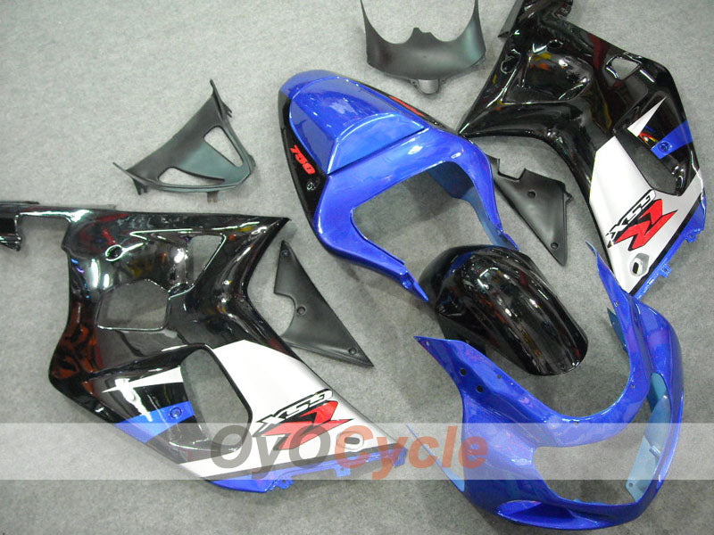 Kit carene a iniezione per GSX R750 anni 00-03 - Blu, Nero - Stile di fabbrica #OYO87901079 Immagine secondaria del prodotto