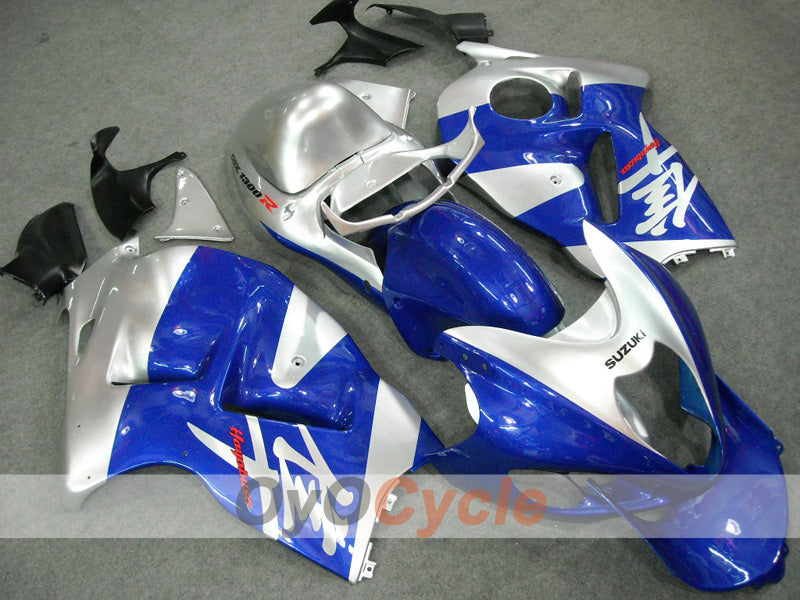 Kit carene a iniezione per GSXR1300 Hayabusa del 99-07 - Blu, Argento - Stile di Fabbrica #OYO87902884 Immagine secondaria del prodotto
