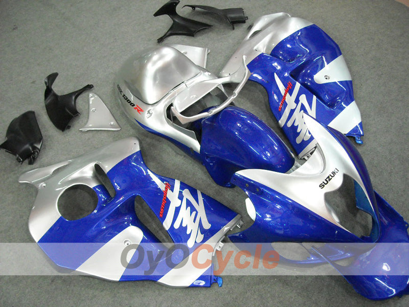 Kit carene a iniezione per GSXR1300 Hayabusa del 99-07 - Blu, Argento - Stile di Fabbrica #OYO87902884 Immagine principale del prodotto