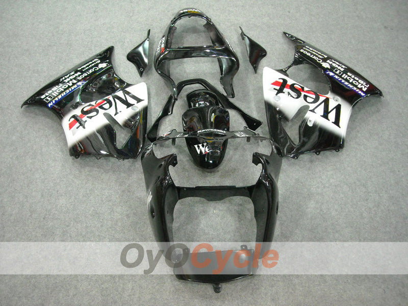 Carenatura per NINJA ZX-9R 02-03 - Bianco, Nero - Ovest #OYO87903055 Immagine secondaria del prodotto