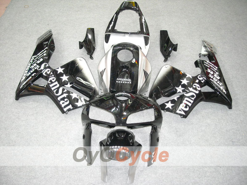 Kit carene stampate a iniezione per CBR600RR 05-06 - Nero, Argento - SevenStars #OYO87900347 Immagine principale del prodotto