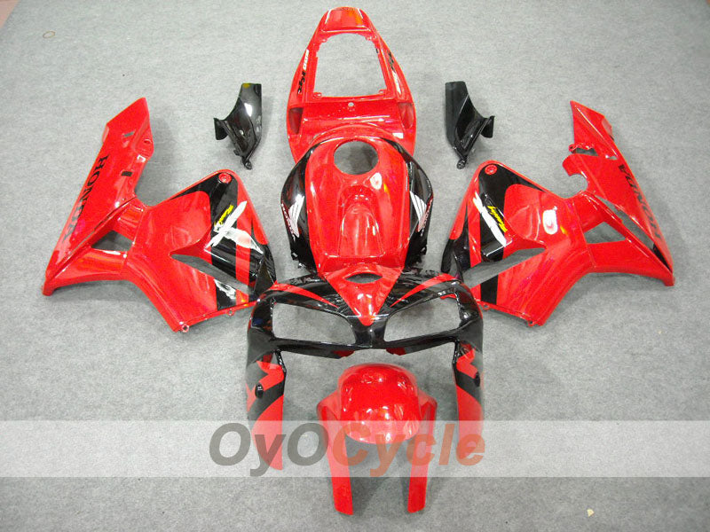 Kit carene a iniezione per CBR600RR 05-06 - Rosso, Nero - Stile di fabbrica #OYO87900276 Immagine principale del prodotto