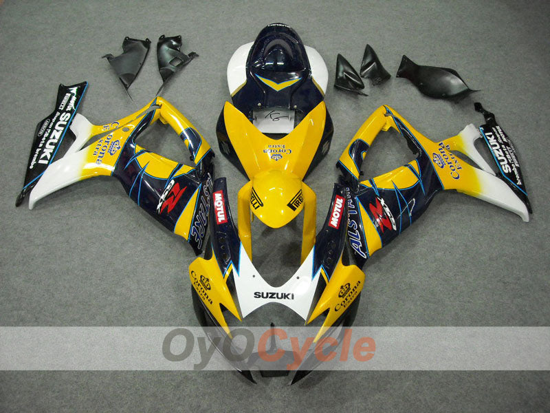Kit carene a iniezione per GSX R750 06-07 - Giallo, Blu - Corona #OYO87901262 Immagine secondaria del prodotto