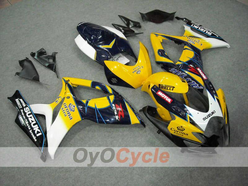 Kit carene a iniezione per GSX R750 06-07 - Giallo, Blu - Corona #OYO87901262 Immagine principale del prodotto