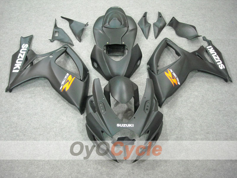 Kit carene stampate a iniezione per GSX-R600 06-07 - Nero, opaco - Stile originale #OYO87901537 Immagine secondaria del prodotto