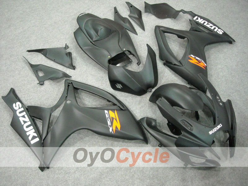 Kit carene stampate a iniezione per GSX-R600 06-07 - Nero, opaco - Stile originale #OYO87901537 Immagine principale del prodotto