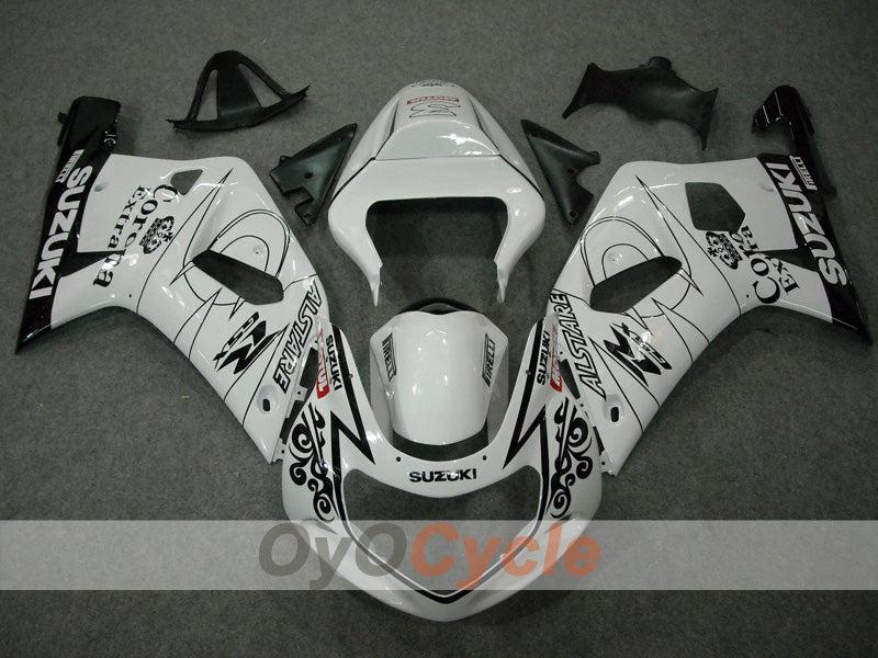 Kit carene a iniezione per GSX R600 01-03 - Bianco, Nero - Corona, MOTUL #OYO87901036 Immagine secondaria del prodotto