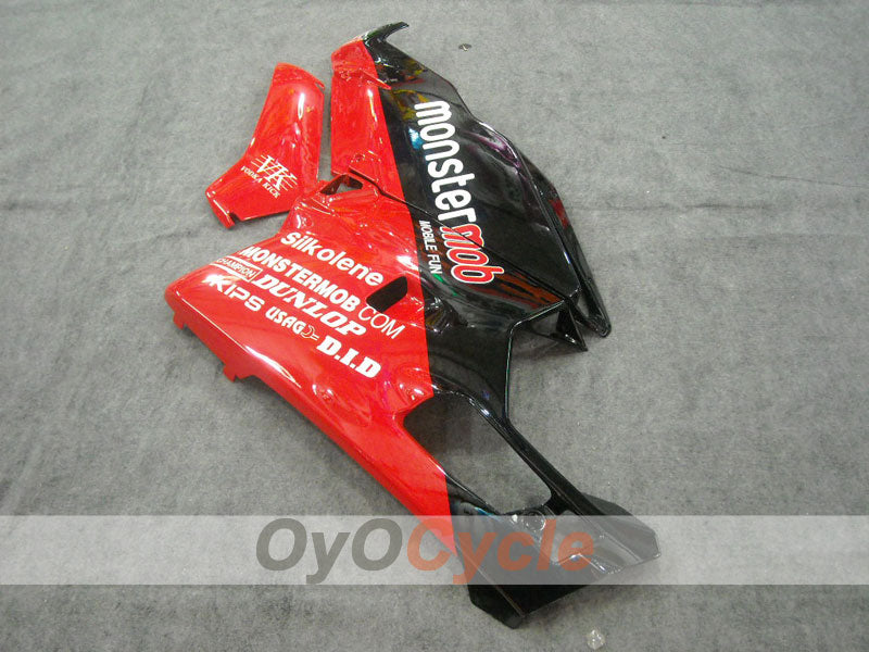 Kit carene a iniezione per Ducati 999 03-04 - Rosso, Nero - Monstermob #OYO87902356 Immagine secondaria del prodotto