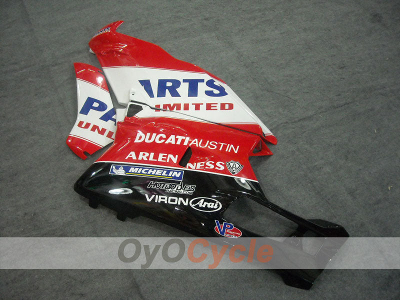 Kit carene a iniezione per Ducati 999 anni 03-04 - Rosso, Bianco - Stile Fabbrica #OYO87902357 Immagine secondaria del prodotto