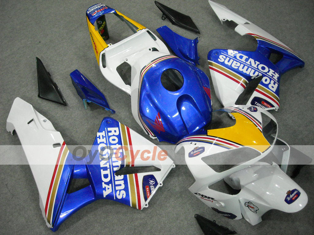 Kit carene a iniezione per CBR600RR 03-04 - Blu, Bianco - Rothmans #OYO87902553 Immagine principale del prodotto