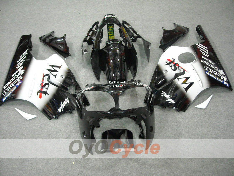 Carenatura a iniezione per NINJA ZX-12R 00-01 - Bianco, Nero - West #OYO87903078 Immagine secondaria del prodotto