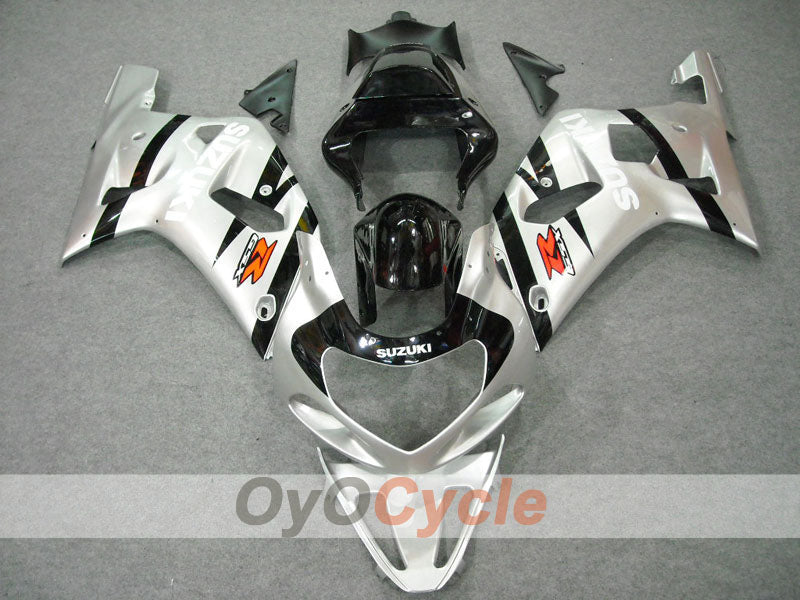 Kit carene a iniezione per GSX R600 01-03 - Nero, Argento - Stile Fabbrica #OYO87901081 Immagine principale del prodotto