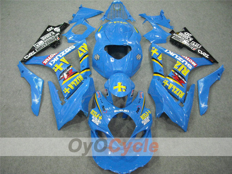 Kit carene a iniezione per GSX R1000 07-08 - Blu, Nero - MOTUL, Rizla+ #OYO87902151 Immagine principale del prodotto
