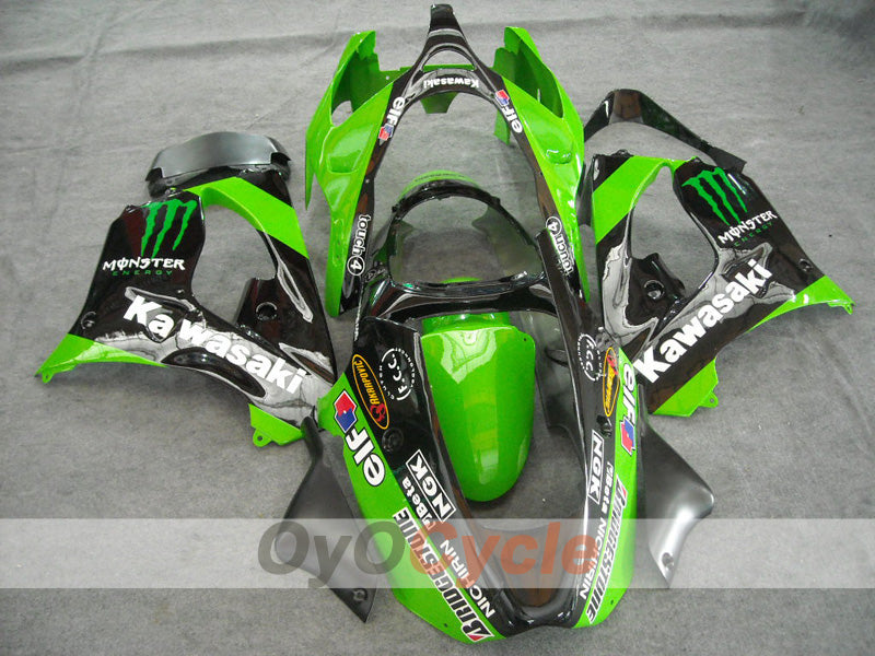 Kit carene per NINJA ZX-9R 00-01 - Verde, Nero - Monster #OYO87903030 Immagine principale del prodotto